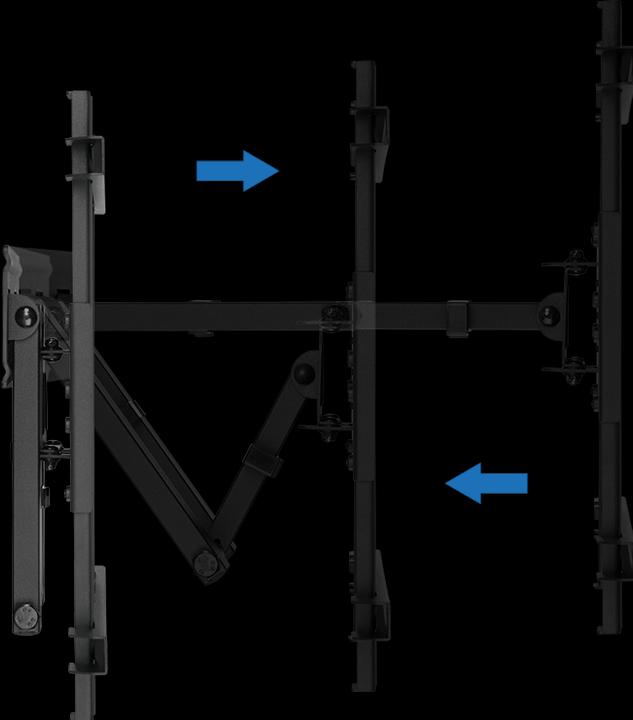 Actual product image LogiLink Bracket for LCD TV / curved LCD TV (full-motion) (Wall, 70", 50 kg)