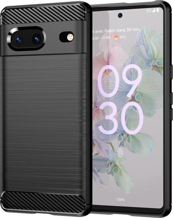 Immagine prodotto Hurtel Cover flessibile Carbon Case per Google Pixel 7 nero (Google Pixel 7)