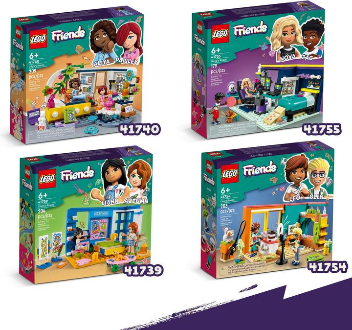 Image du produit LEGO Chambre d'Aliya (41740, LEGO Friends)