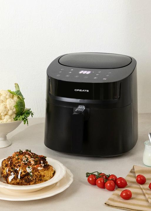 Actual product image Create - FRYER AIR PRO LARGE - Deep fryer without oil 6,2L, Zwart, 1800 W, 6 of 7 ports
