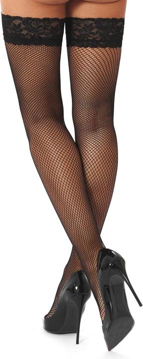Productafbeelding Kotek KO H004 visnet hold ups zwart S/M (S, M)