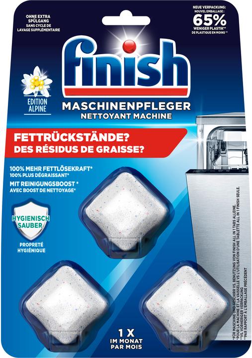Finish Machine care (Tabs, 3 Washing cycles)