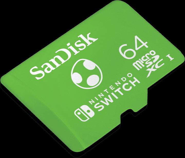 Image du produit SanDisk Nintendo Switch Card (64 Go, microSDXC, U3, UHS-I)