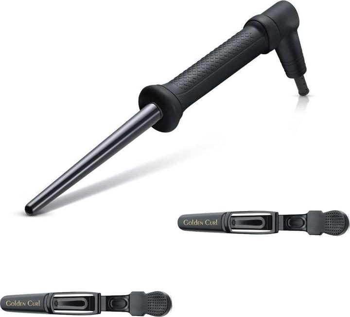 Produktbild Golden Curl GL506 Lockenstab Spring, Black (18 mm, 9 mm, 10 mm, 11 mm, 12 mm, 13 mm, 14 mm, 15 mm, 16 mm, 17 mm)