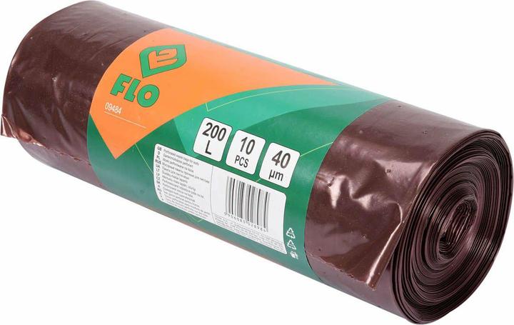 Toya Perforierte Beutel 200L für Laub und leichten Gartenabfall 10 Stk. (09484) (10 x, 200 l)