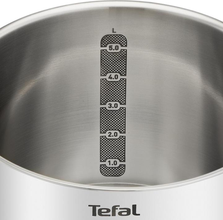 Actual product image Tefal OptiSpace - Pan set - 4-piece (kookpan 18 & 20 cm, koekenpan 24 & 28 cm) (24 cm, Pan set + pot set, Stainless steel)