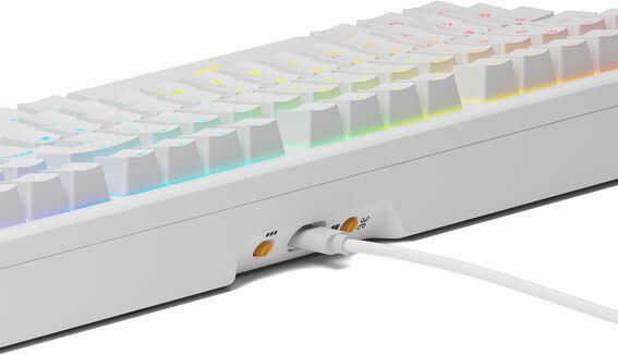 Image du produit Glorious Clavier de jeu GMMK 3 HE 100 % personnalisé - Pre-Built, ISO (FR), touches Fox HE, blanc (DE, Filaire)