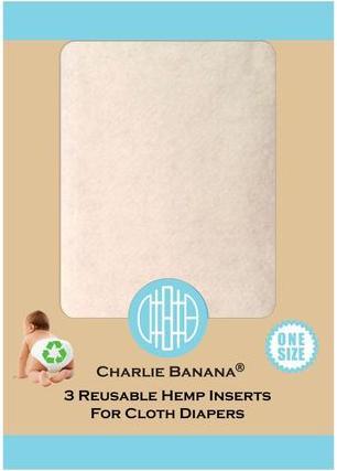 Produktbild Charlie Banana Stoffwindeln Einlagen aus Hanf 3 Stk. Grösse M/L (Gr. M, 3 Stück)