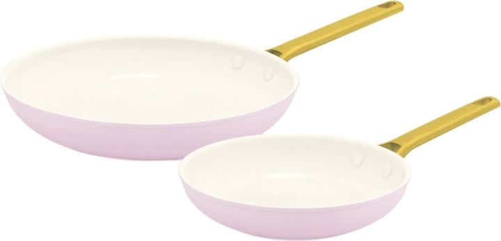 Greenpan Padova Blush Pink 2delige pannenset (20+26) (26 cm, Poêle à frire, Aluminium)