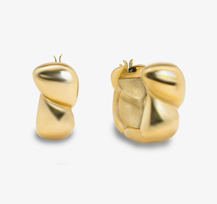 Image du produit Sensora Jewelry Boucles d'oreilles Wave Hoops (Acier inoxydable)