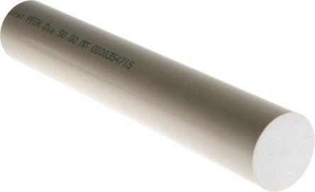 Actual product image Rs Pro Peek 450G rod stock,300mm L 50mm dia