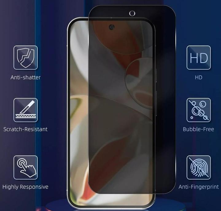 Immagine prodotto Screenguard Schermo Privacy Google Pixel 9 Pro XL Proteggi schermo in vetro blindato (1 Pezzo/i, Google Pixel 9 Pro XL)