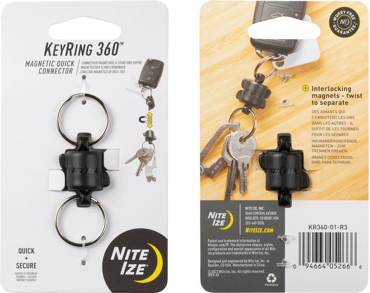 Actual product image Nite Ize KeyRing 360™ Magnetic Quick Connector