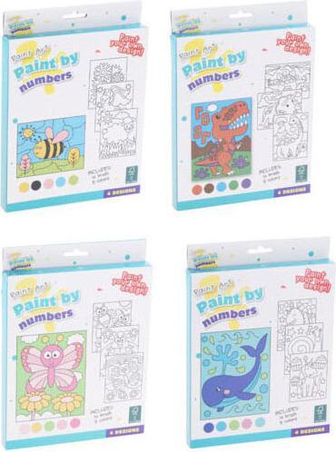 Productafbeelding Verf-door-nummers set dieren voor kinderen