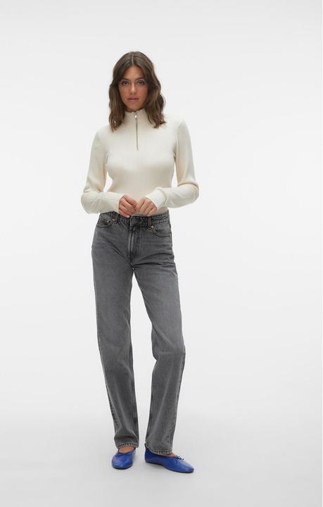 Actual product image Vero Moda VMHAILEY Hohe Taille Gerade geschnitten Jeans Straight-Fit (W28/L30)