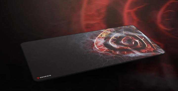 Actual product image Genesis Mouse pad Carbon 500 MAXI LAVA G2 Edition, Multicolor, 450 x 900 x 2.5 mm