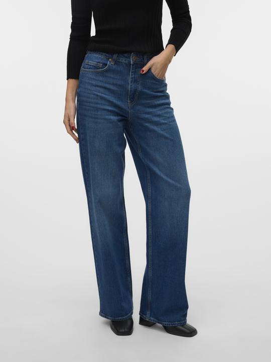Image du produit Vero Moda VMREBECCA Super High Rise Weiter Beinschnitt Jeans Straight-Fit (26)