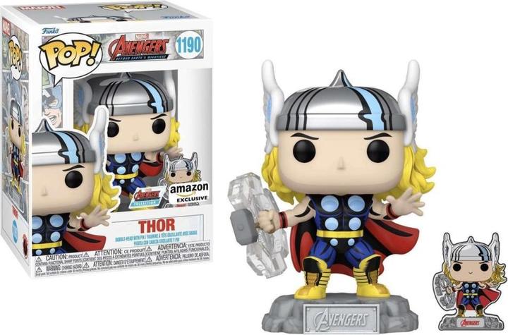 Produktbild Funko Pop Avengers 60. Geburtstag Thor mit Pin Limitierte Auflage