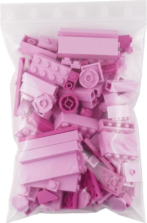 Produktbild LEGO Steine Rosa gemischt - 400 Stück - Pink bricks mix - NEU (LEGO Zubehör)