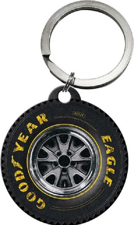 Actual product image Nostalgic-Art Merchandising Keyring Good Year Ø 4 cm, Black/Yellow