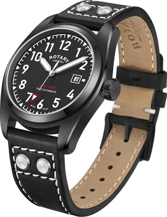 Produktbild Rotary GS05474/19 Commando Herrenuhr 42mm 10ATM (Analoguhr, 42 mm)