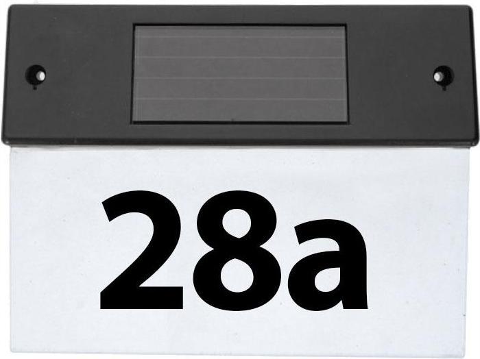 Immagine prodotto Grundig Numero civico solare a LED con illuminazione a LED