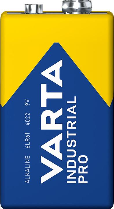 Varta Industrial Pro (1 pcs, 9V Block, 580 mAh)