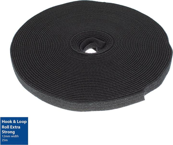 Actual product image Hook & Loop extra strong 12mm, 25m (264 mm)