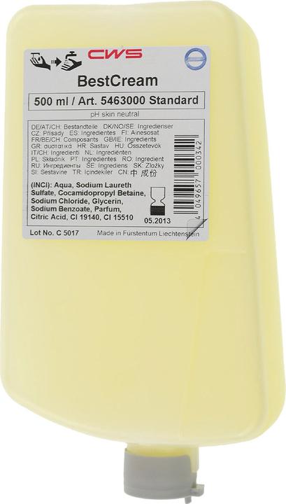 CWS BestCream (Flüssigseife, 500 ml)