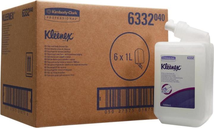 Actual product image Kleenex Shampoo Type designation of fragrance: floral Content: 1.000 ml (1000 ml, Liquid shampoo)