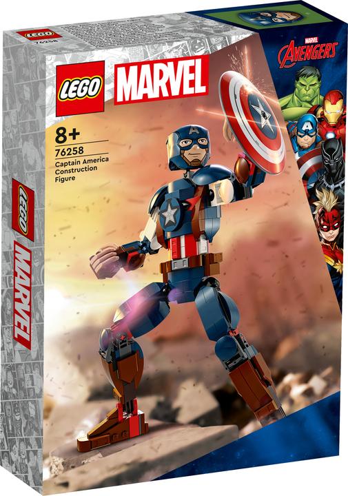 Produktbild LEGO Captain America Baufigur (76258, LEGO Marvel)