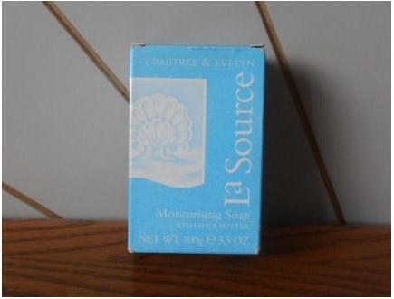 Actual product image Crabtree & Evelyn La Source Luxury Moisturizing Soap Bar with Shea Butter (Hard soap)
