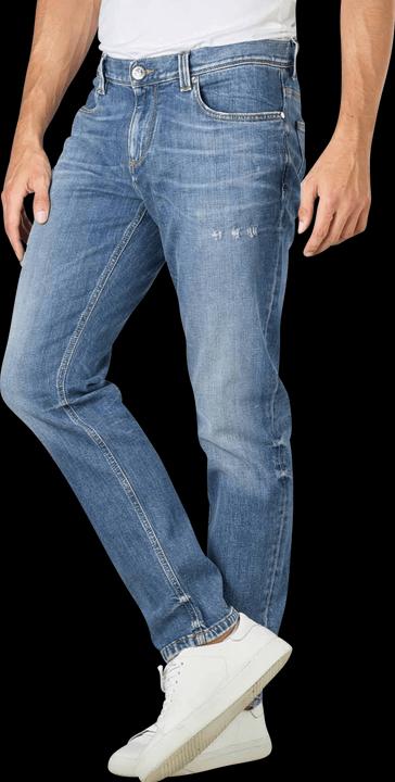 Actual product image Alberto Organic Premium Pipe Jeans Regular Slim Fit Blue (W30/L30)