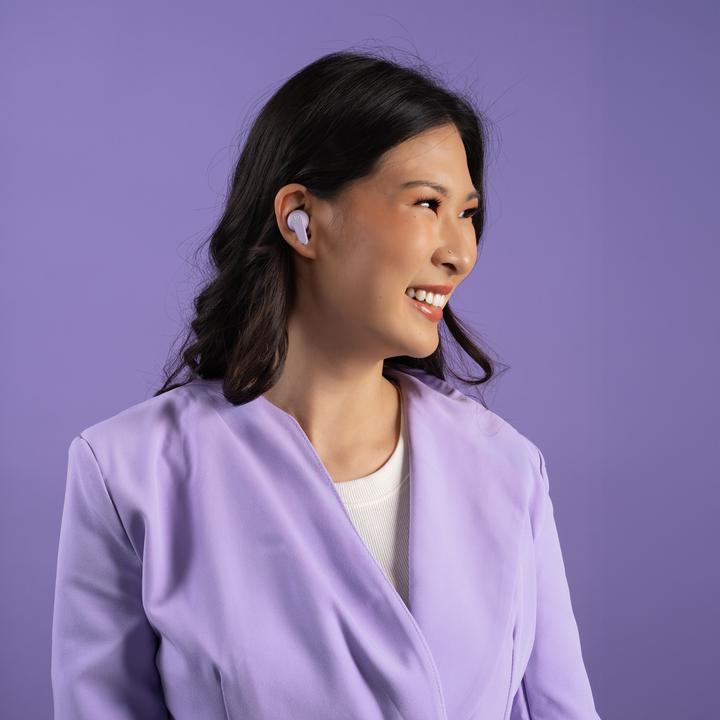 Actual product image JLab Audio JLAB Go Pop ANC TWS Headphones lilac (ANC, 26 h, Wireless)