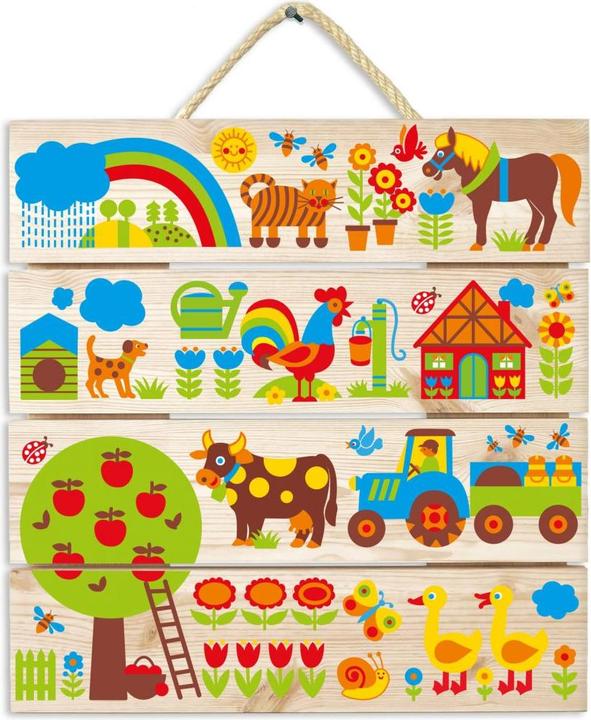 Produktbild Trenddeko byGraziela - Bauernhof (40 x 41.5 cm)