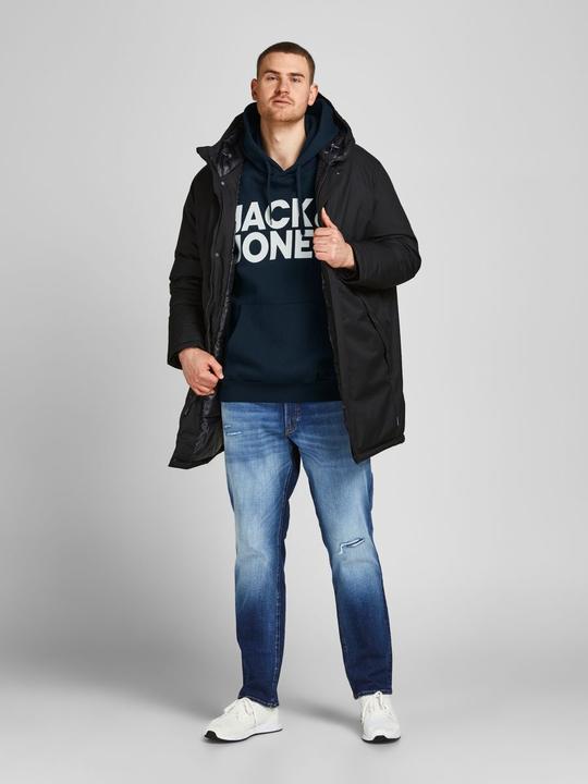 Actual product image Jack & Jones Basic Logo Plus Size Hoodie (XL, 3XL)