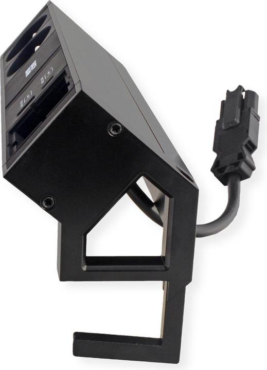 Actual product image Bachmann DESK2 2xUTE 1xCM 1xUSB A/C 22W noir (2 x, CEE 7/5, 0.20 m)