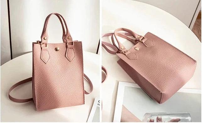 Image du produit Only-Bags.Store Sac à main Mode Simple Grande Capacité Motif Lychee Une épaule Cosmétiques Crossbody