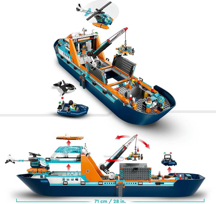 Produktbild LEGO Arktis-Forschungsschiff (60368, LEGO City)