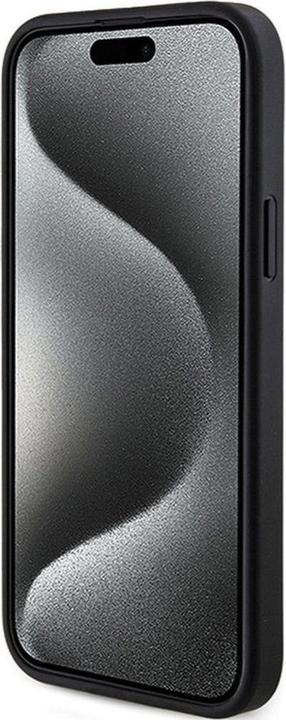 Immagine prodotto Guess GUHMP14SG4GFRK Custodia rigida per iPhone 14 / 15 / 13 6.1" in pelle nera 4G Collection Logo in (Apple iPhone 14, Apple iPhone 15, Apple iPhone 13)