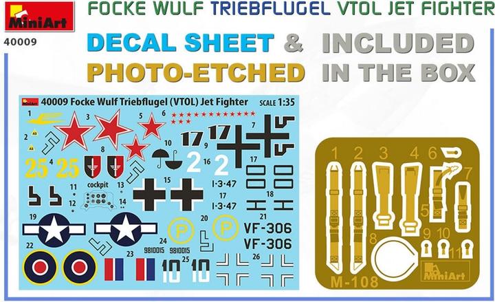 Produktbild Mini art Focke Wulf Triebflugel (VTOL) Jet Fighter