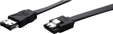 Produktbild Tecline eSATA 300 High Quality Kabel, 7pol eSATA Stecker an 7pol SATA Stecker, 2,0 m Hochwertiges, abgeschir