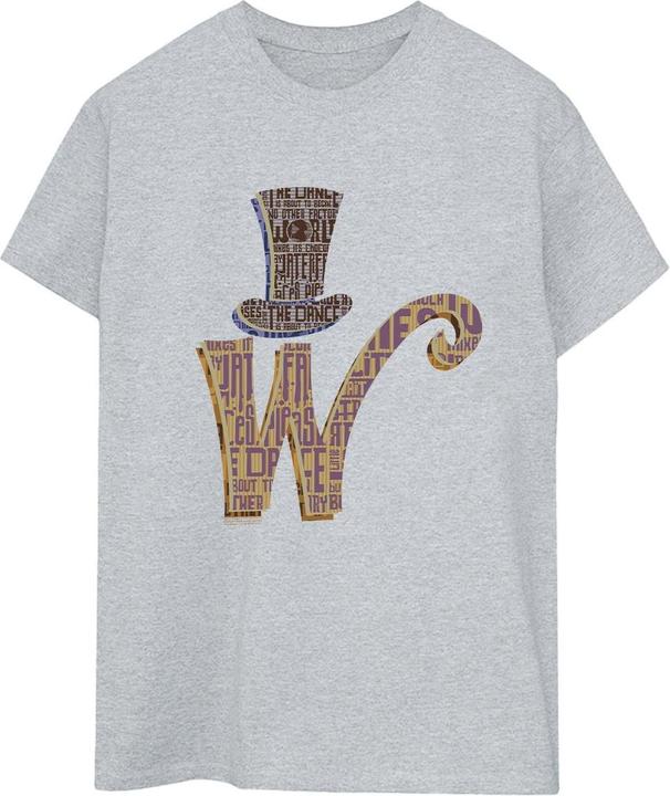 Produktbild Willy Wonka & the Chocolate Factory W Logo Hat TShirt (S)