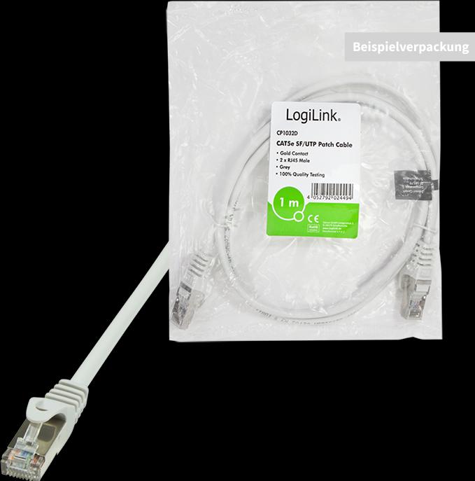 Produktbild LogiLink Netzwerkkabel (SF/UTP, CAT5e, 0.25 m)