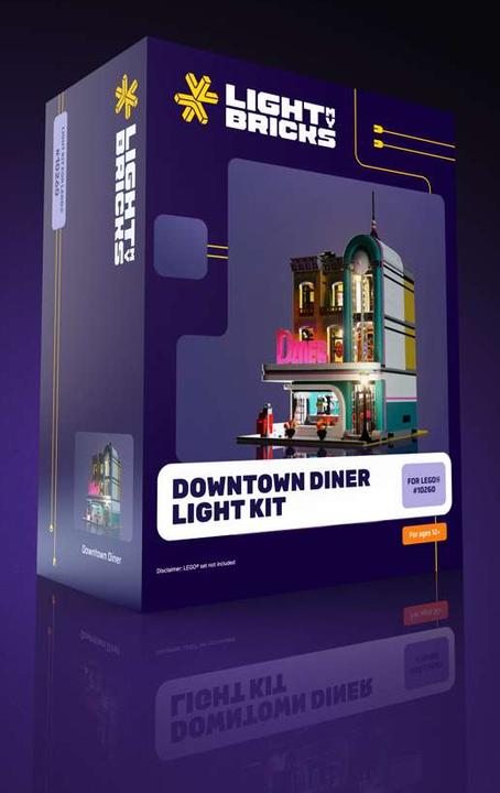 Produktbild Light my bricks LMB 2.0 LED Licht Set für LEGO® 10260 Amerikanisches Diner