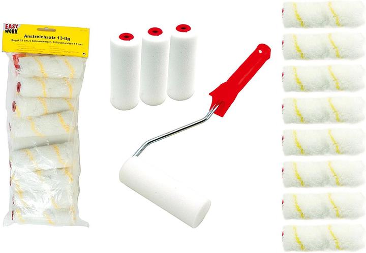 Easy Work Kit de rouleaux de peinture murale et de peinture laquée