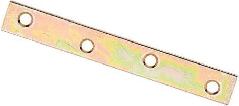 Actual product image GAH Flat connector Length 120 mm Width 16 mm Thickness 1.75 mm Steel sendzimir galvanised Number of (Flat connectors, 1 pcs.)