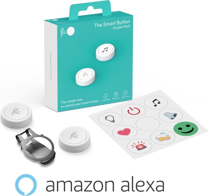 Immagine prodotto Flic 2 Confezione doppia di pulsanti intelligenti Bluetooth