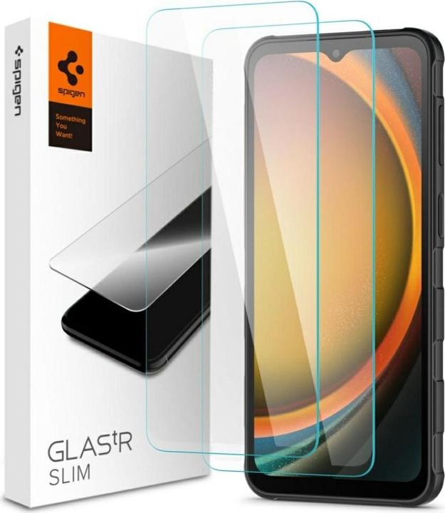 Produktbild Spigen - Glas.tR Slim (2 pack) - Samsung Galaxy Xcover7 / Xcover7 Pro - Clear (2 Stück, Samsung Galaxy Xcover 7)