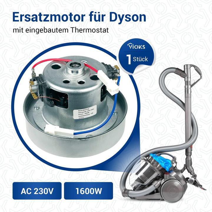 Image du produit Vioks Moteur de rechange pour Dyson DC05 DC08 DC11 DC19 DC20 DC29